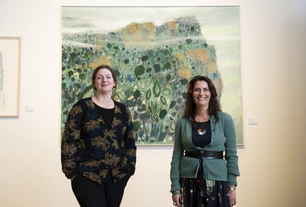 Karen Cass, Art Collection Manager and Phillippa Webb, Cultural and Engagement Coordinator, University of Wollongong Art Collection.