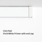 Click Rail vivid white primer with end cap